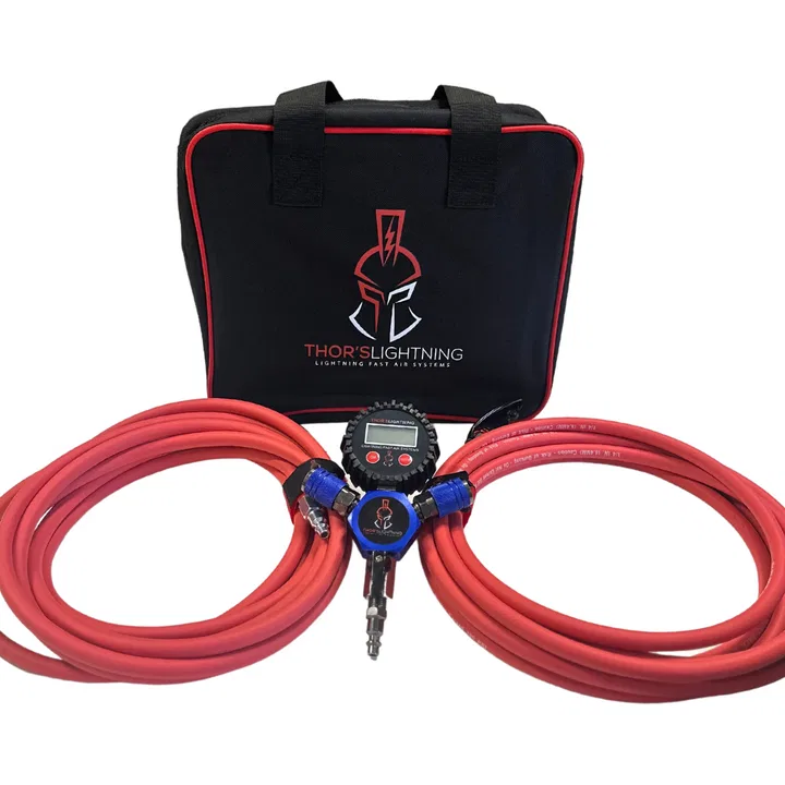TT001BD – THORS LIGHTI Tire Pressure Control System, Direct Fit Use To Inflate Or Deflate Air Up To 2 Tires Simultane...